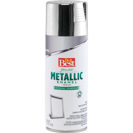 All-Source 11 Oz. Metallic Satin Enamel Spray Paint, Silver 203295D